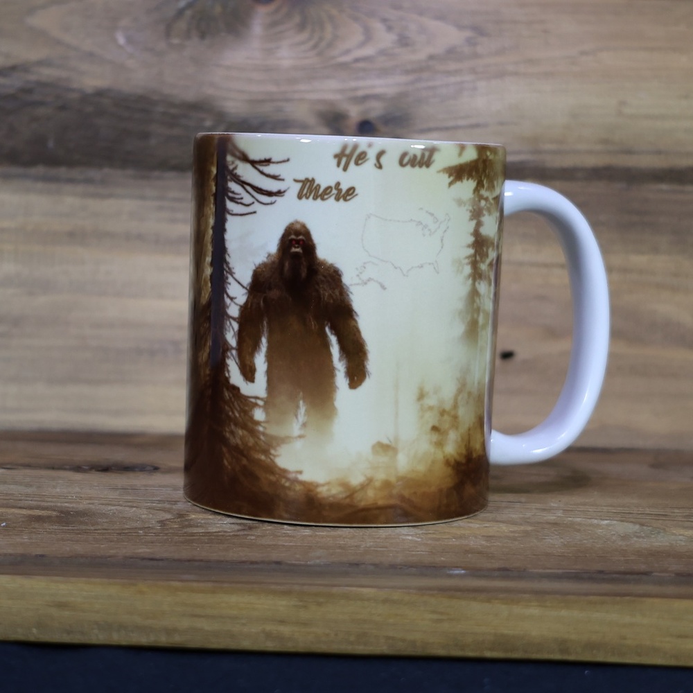 Bigfoot YETY Sasquatch RARE FIND Coffee Mug. 11 Oz.